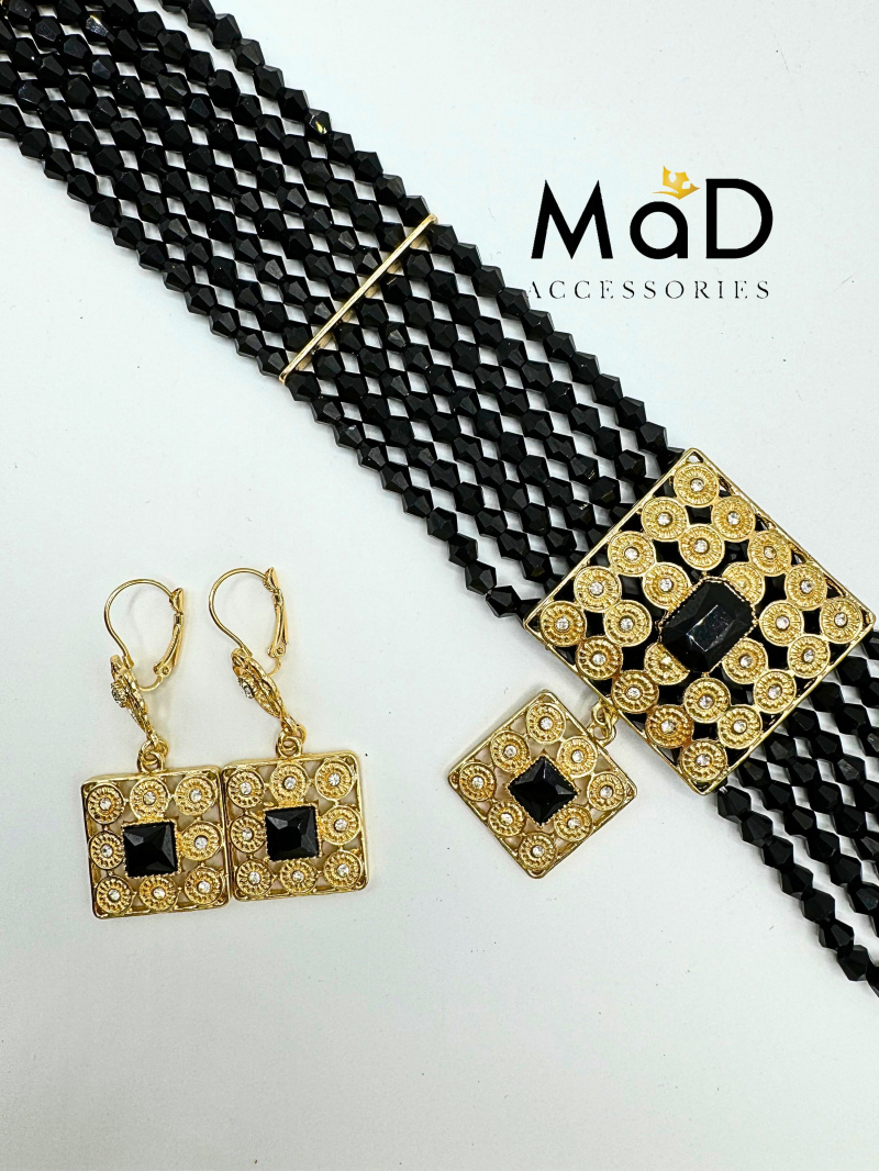 Großhändler MAD ACCESSORIES - Orientalisches Halsband-Set für Kaftan