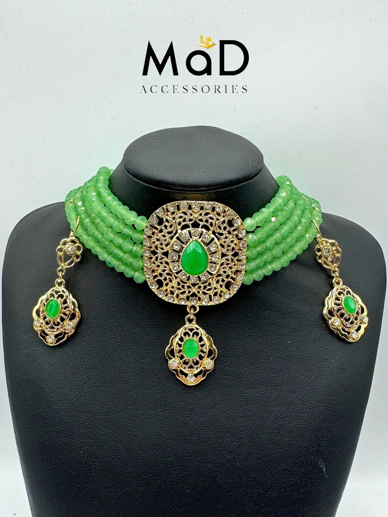 Großhändler MAD ACCESSORIES - Orientalisches Halsband-Set für Kaftan