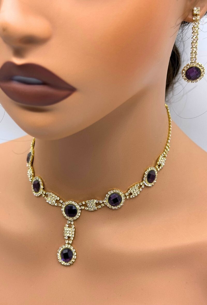 Großhändler MAD ACCESSORIES - 2-teiliges Abendset mit Strasssteinen
