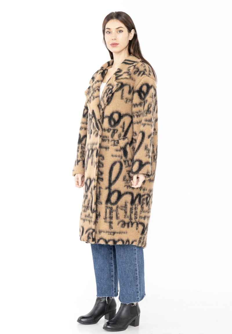 Wholesaler Mademoiselle Agnès - Buttoned Coat 6689