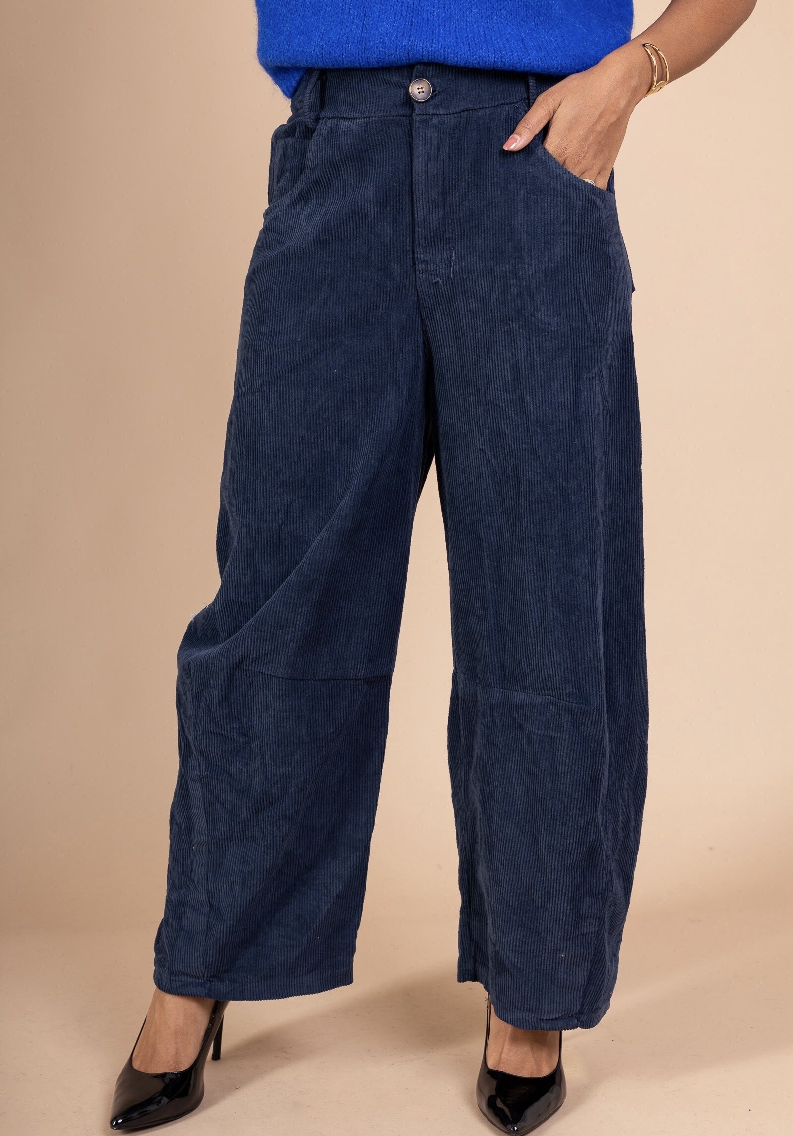 Grossiste Mademoiselle Agnès - 77503 Pantalon coupe droite en coton