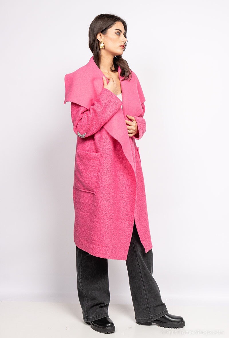 Wholesaler Mademoiselle Agnès - Manteau en Laine étoile : Veronika l'artiste