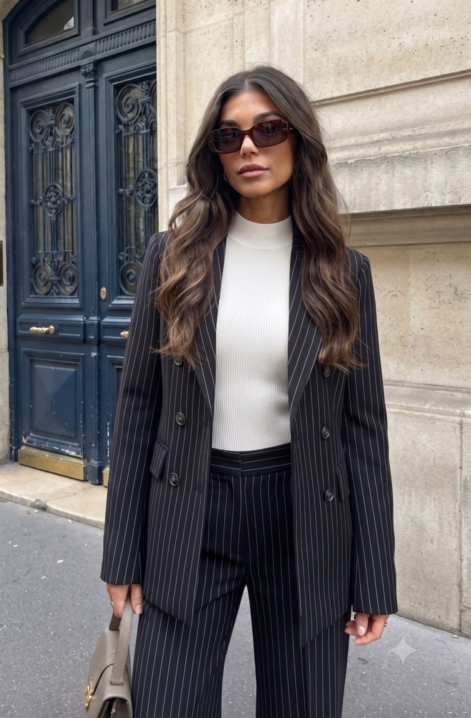 Grossiste Madison - Ensemble Tailleur à Rayures