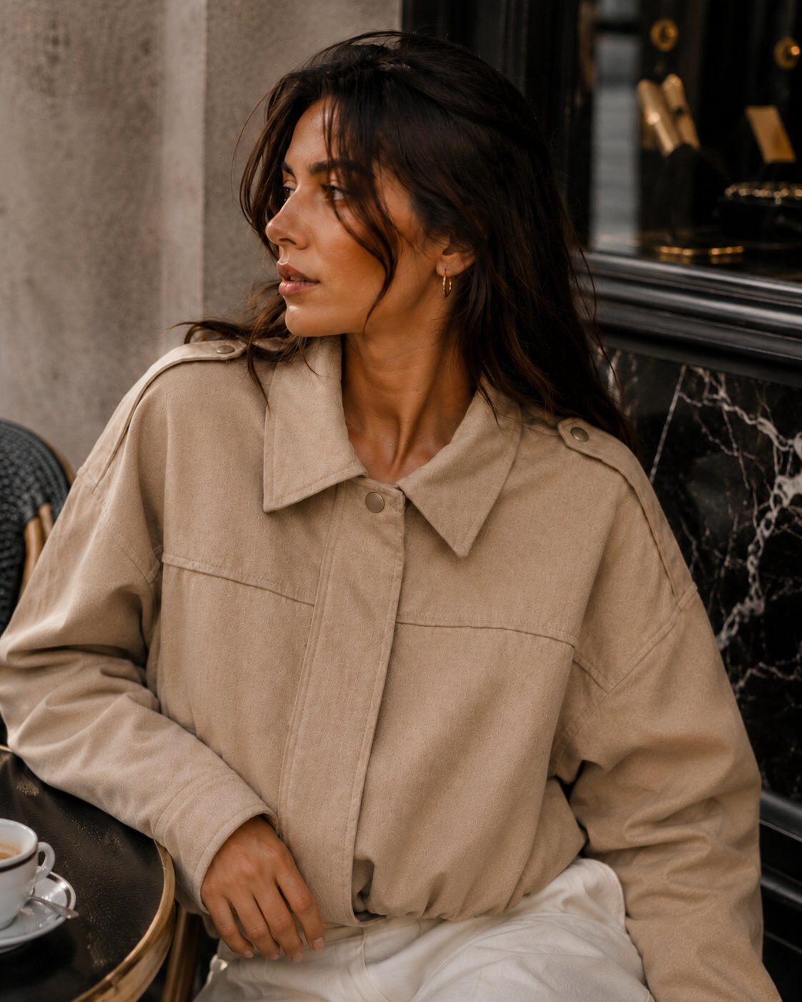 Wholesaler Madison - Oversized Suede Jacket