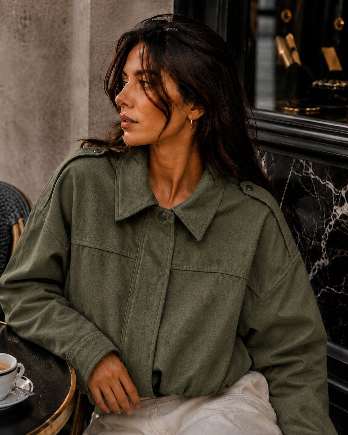 Wholesaler Madison - Oversized Suede Jacket
