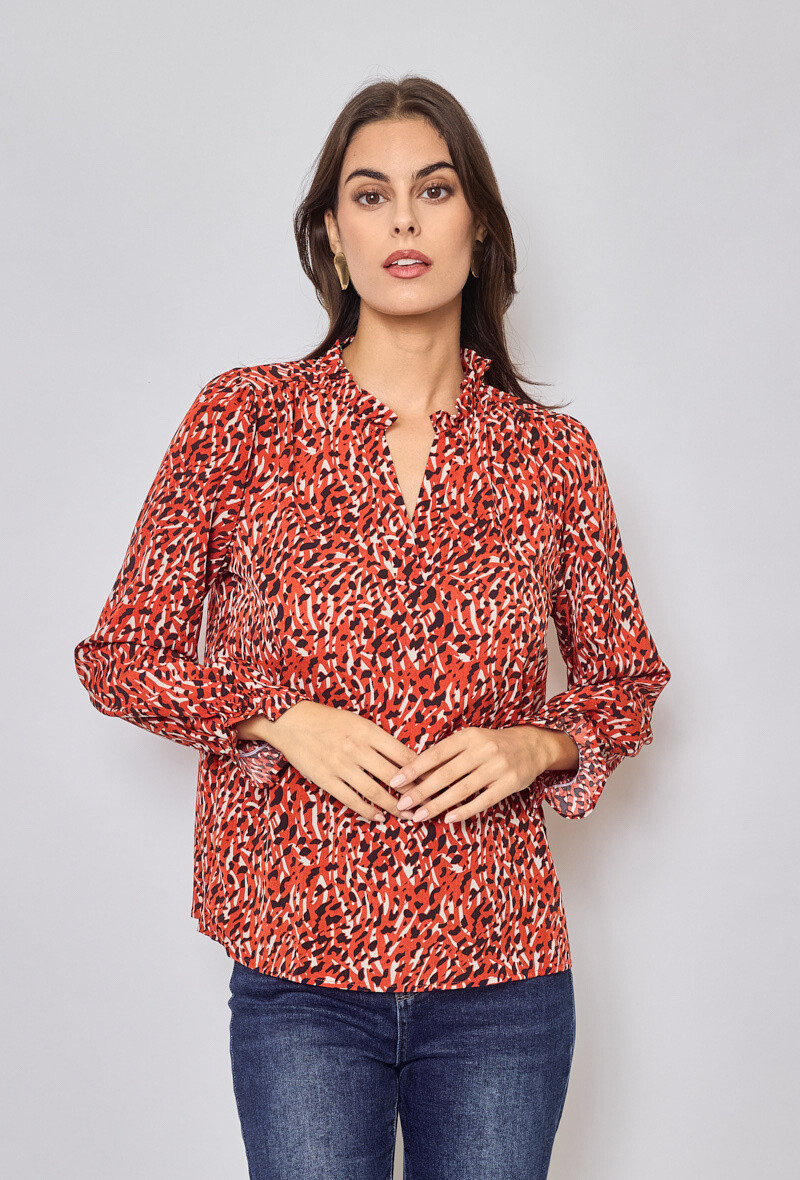 Wholesaler MAELLE - Printed shirt BIG SIZE