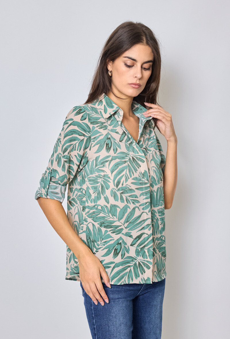 Wholesaler MAELLE - Printed shirt BIG SIZE