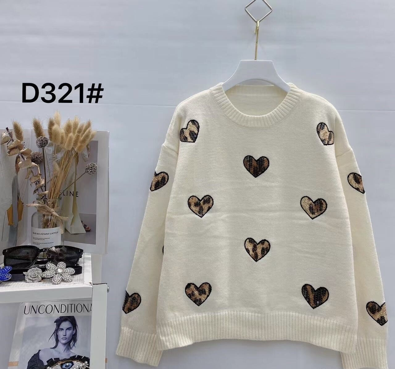 Wholesaler MAELLE - LEOPARD SWEATER
