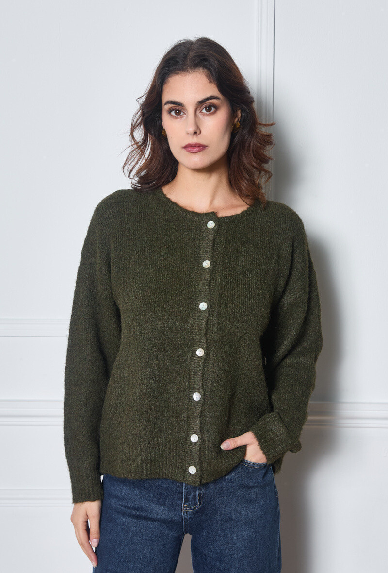 Wholesaler MAELLE - LEOPARD SWEATER