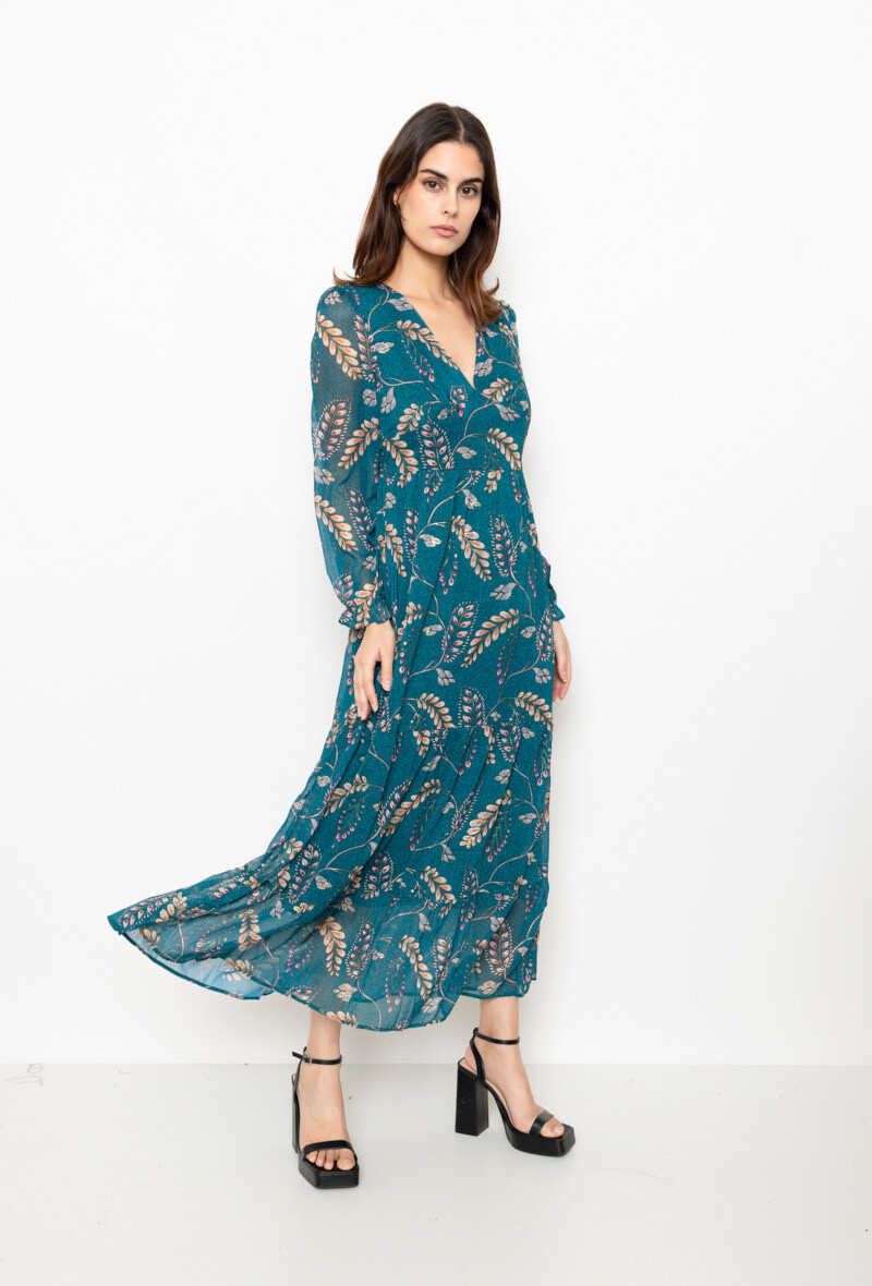 Wholesaler MAELLE - LONG DRESS IN PLUS SIZE