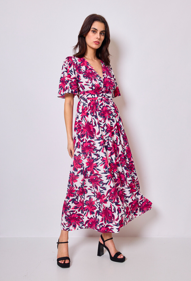 Wholesaler MAELLE - Long flower dress