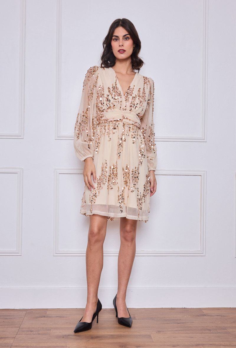 Wholesaler MAELLE - SEQUIN PARTY DRESS