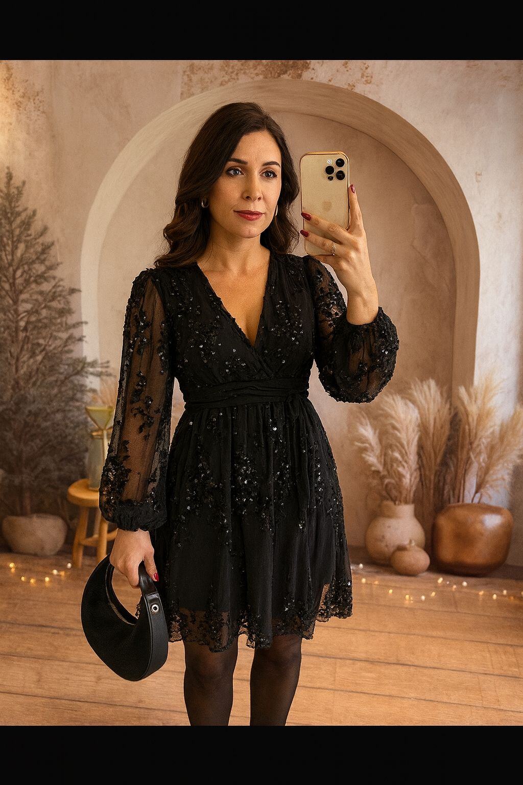 Wholesaler MAELLE - PLUS SIZE PARTY SEQUIN DRESS