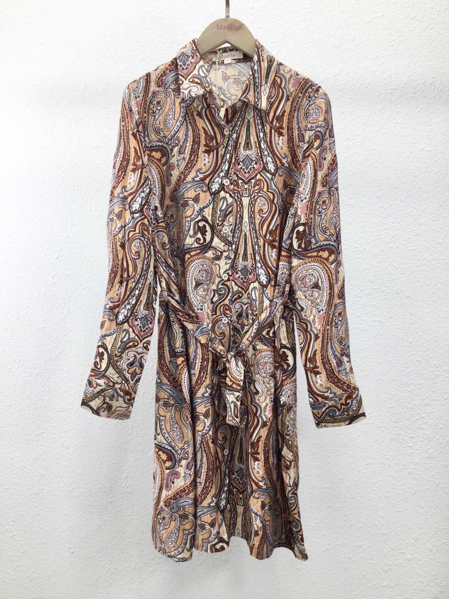 Wholesaler MAELLE - Dress with flower print BIG SIZE