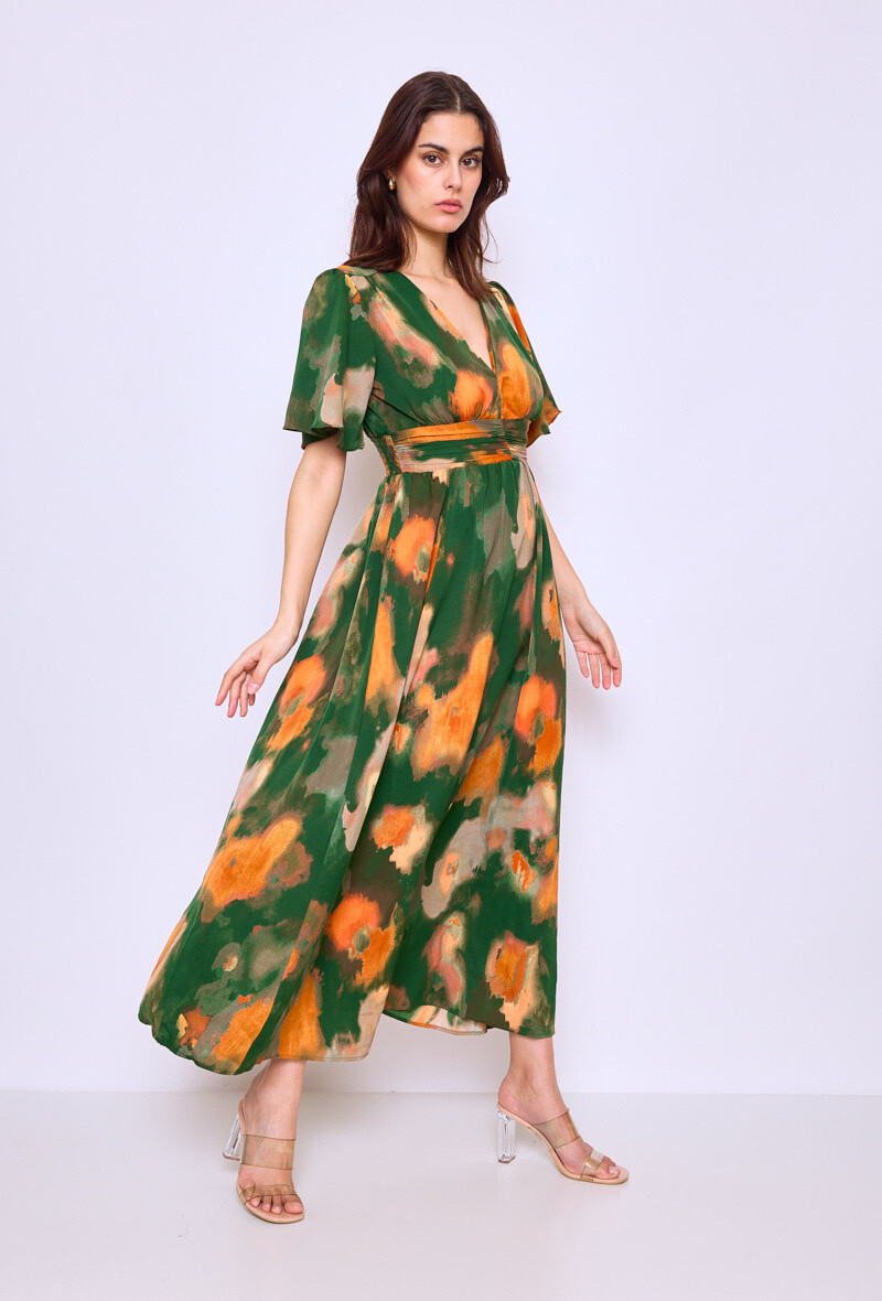 Wholesaler MAELLE - Long flower dress