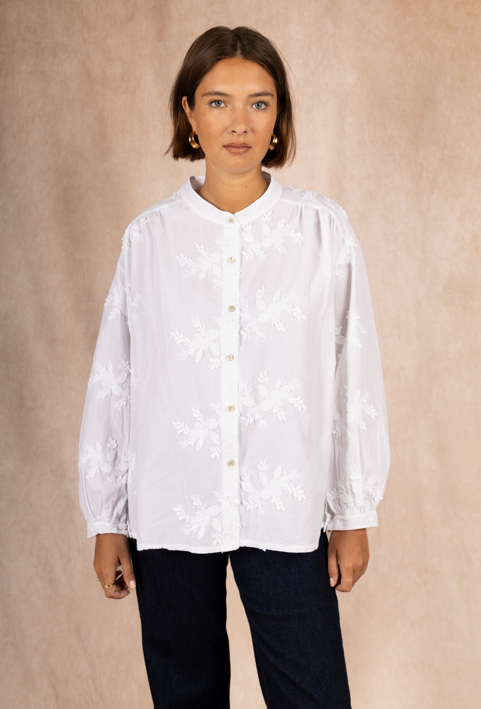 Wholesaler Maëlys Paris - Embroidered cotton blouse