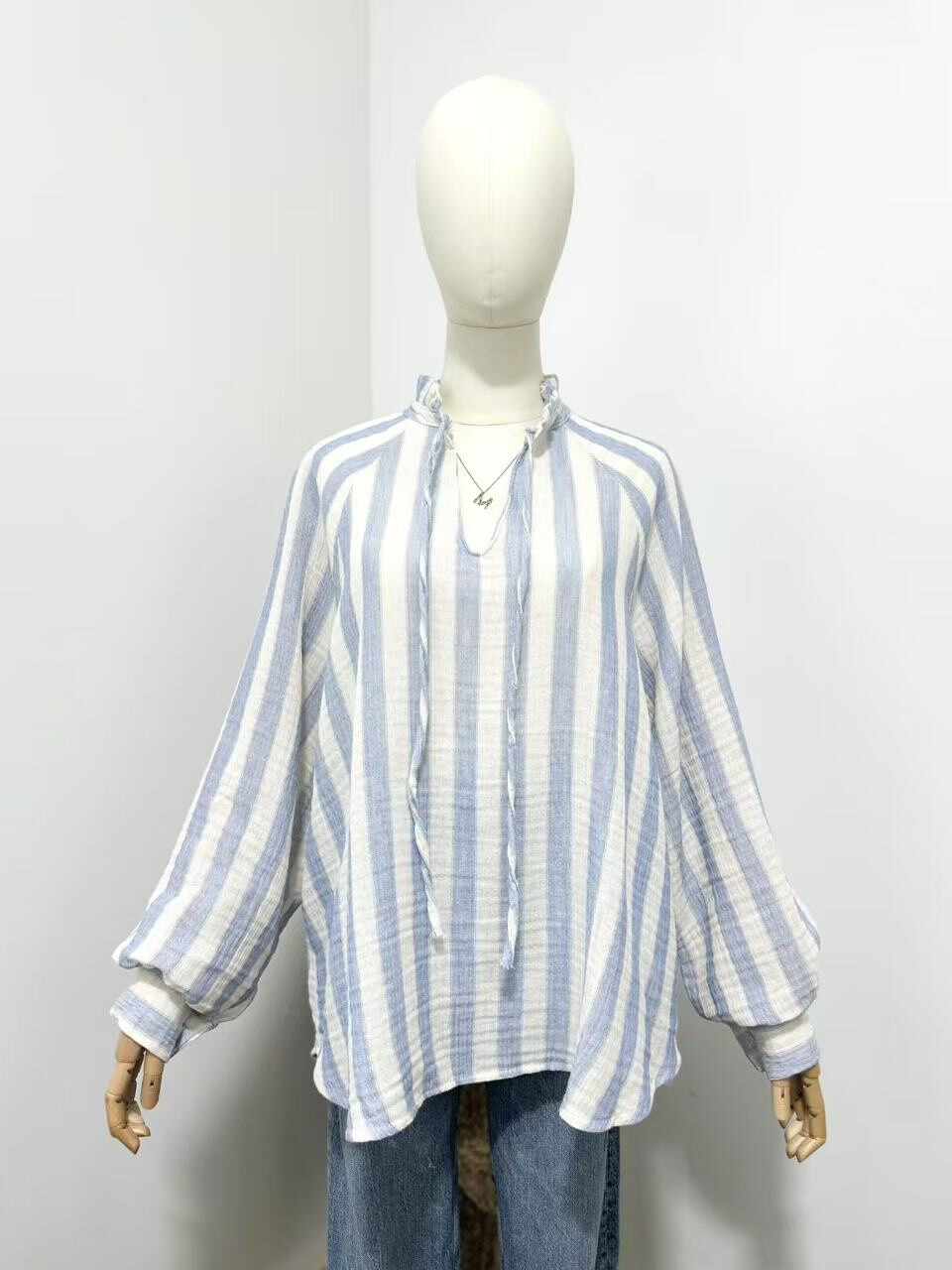 Wholesaler Maëlys Paris - 100% cotton striped blouse