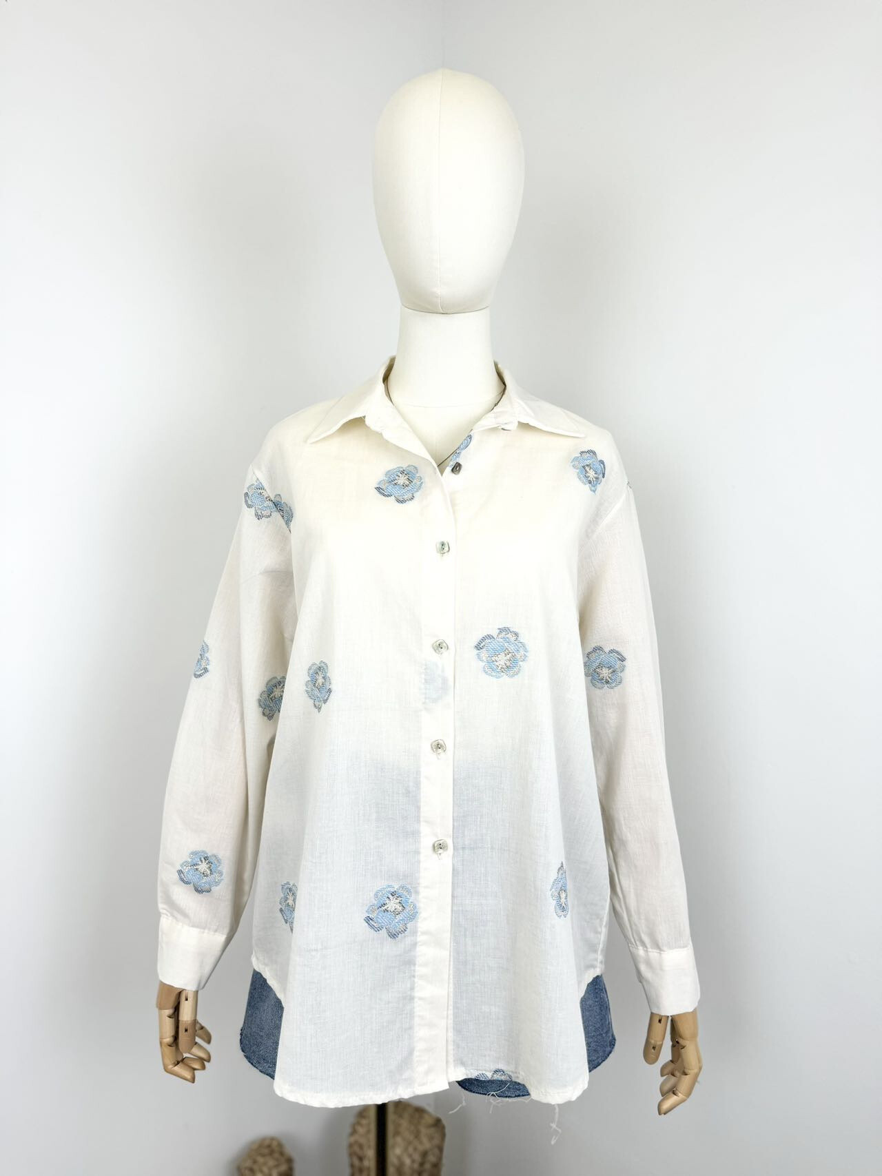 Grossista Maëlys Paris - Camicia di cotone con ricamo
