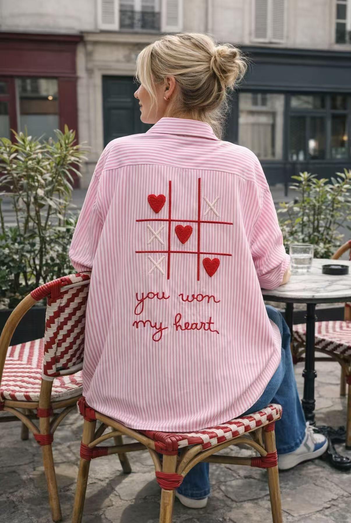 Mayorista Maëlys Paris - Camisa YOU WON, MY HEART