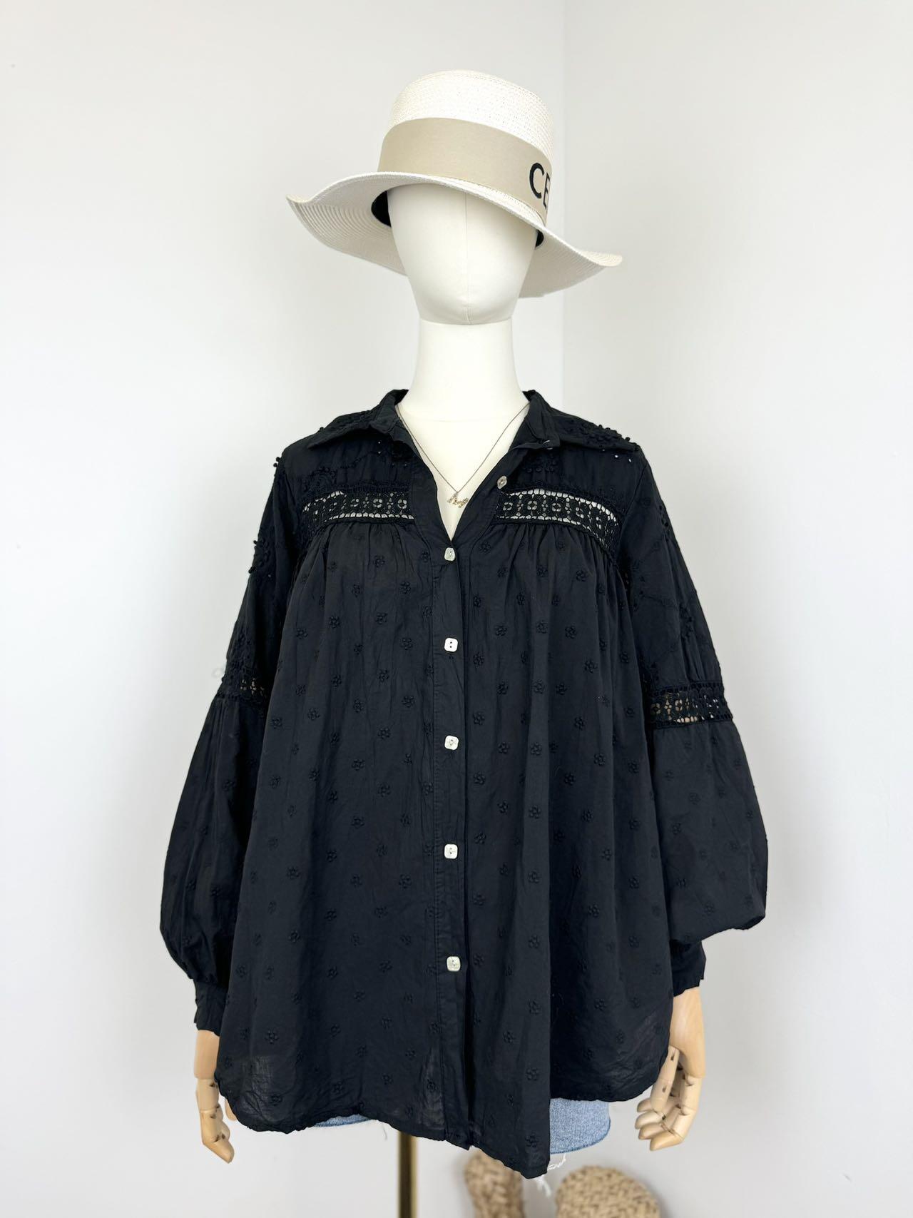 Mayorista Maëlys Paris - Camisa de bordado inglés