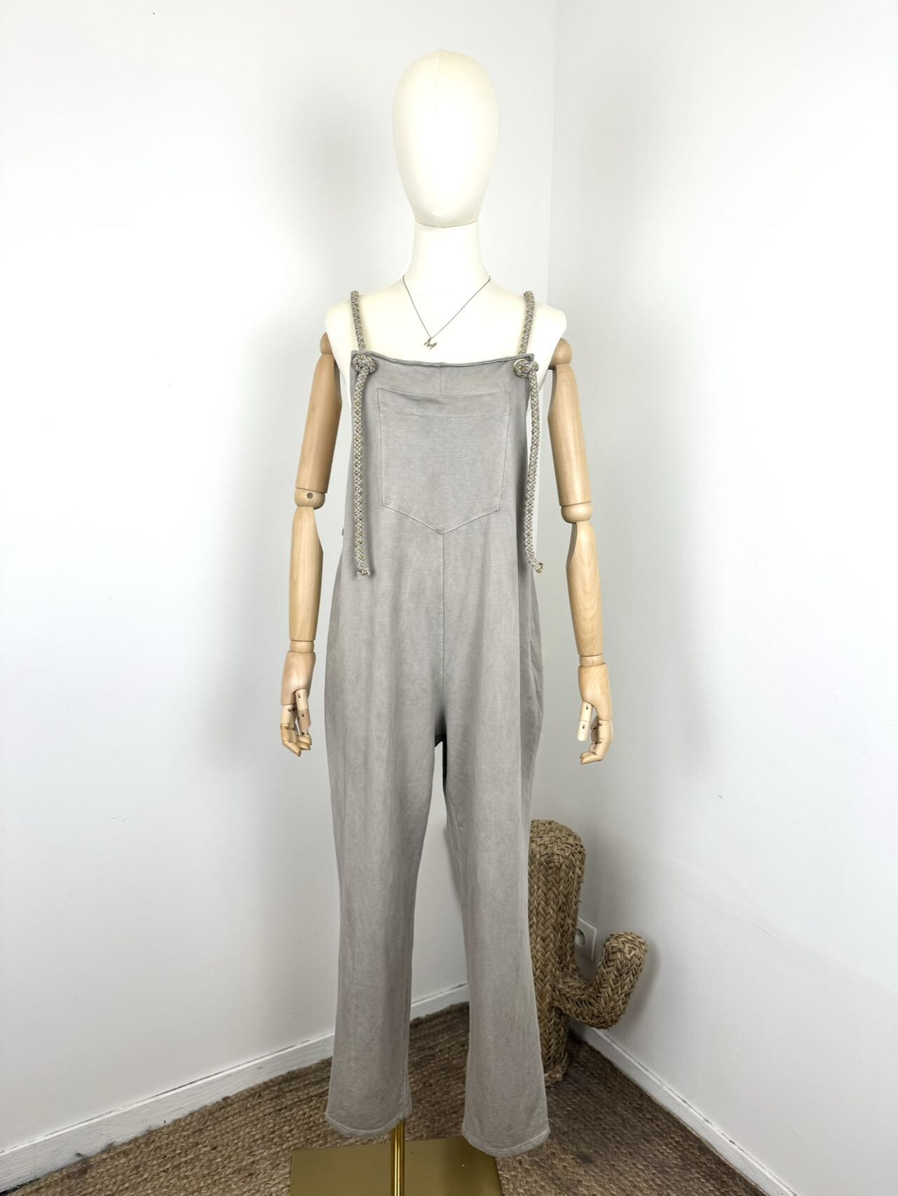 Wholesaler Maëlys Paris - Vintage wash cotton overalls