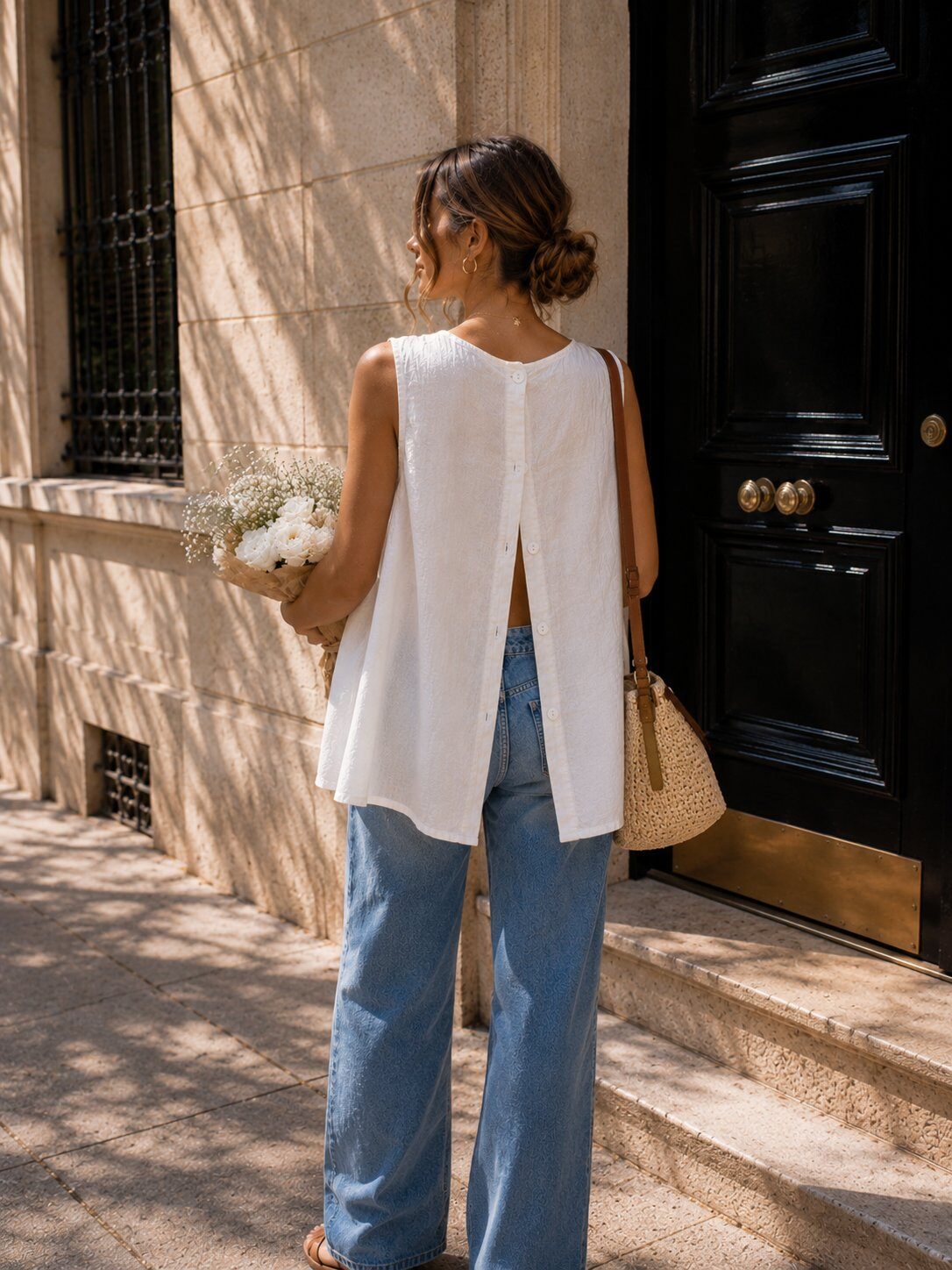 Mayorista Maëlys Paris - Camiseta sin mangas 100% lino