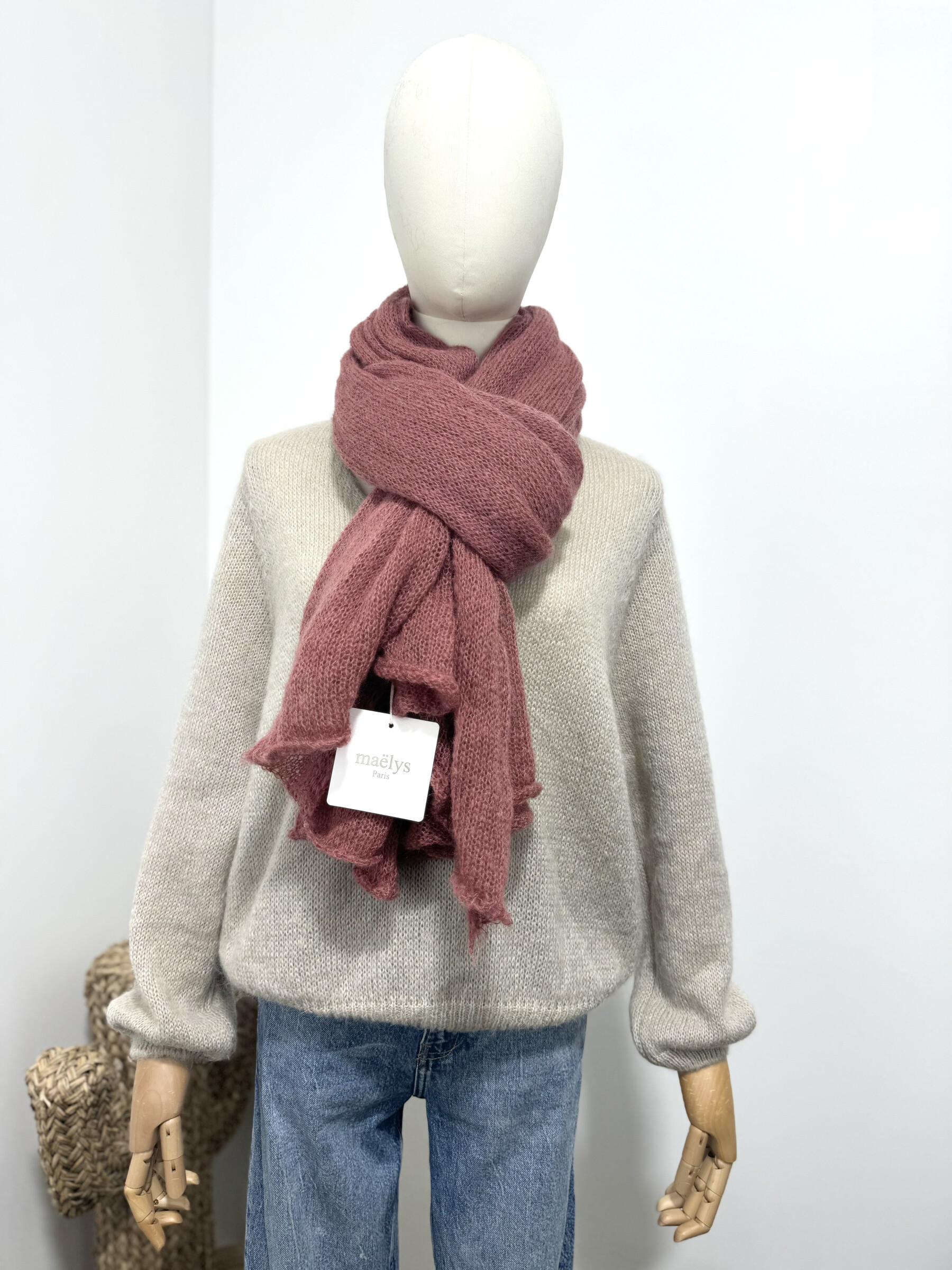Wholesaler Maëlys Paris - Basic mohair scarf
