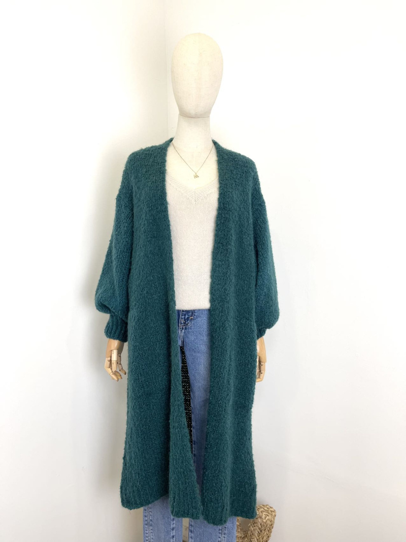 Wholesaler Maëlys Paris - Long open mohair vest