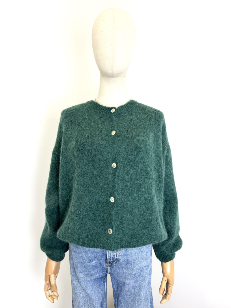 Wholesaler Maëlys Paris - Round neck cardigan in 52 baby alpaca