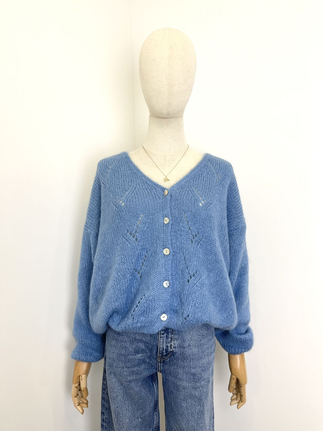 Wholesaler Maëlys Paris - Reversible openwork mohair vest