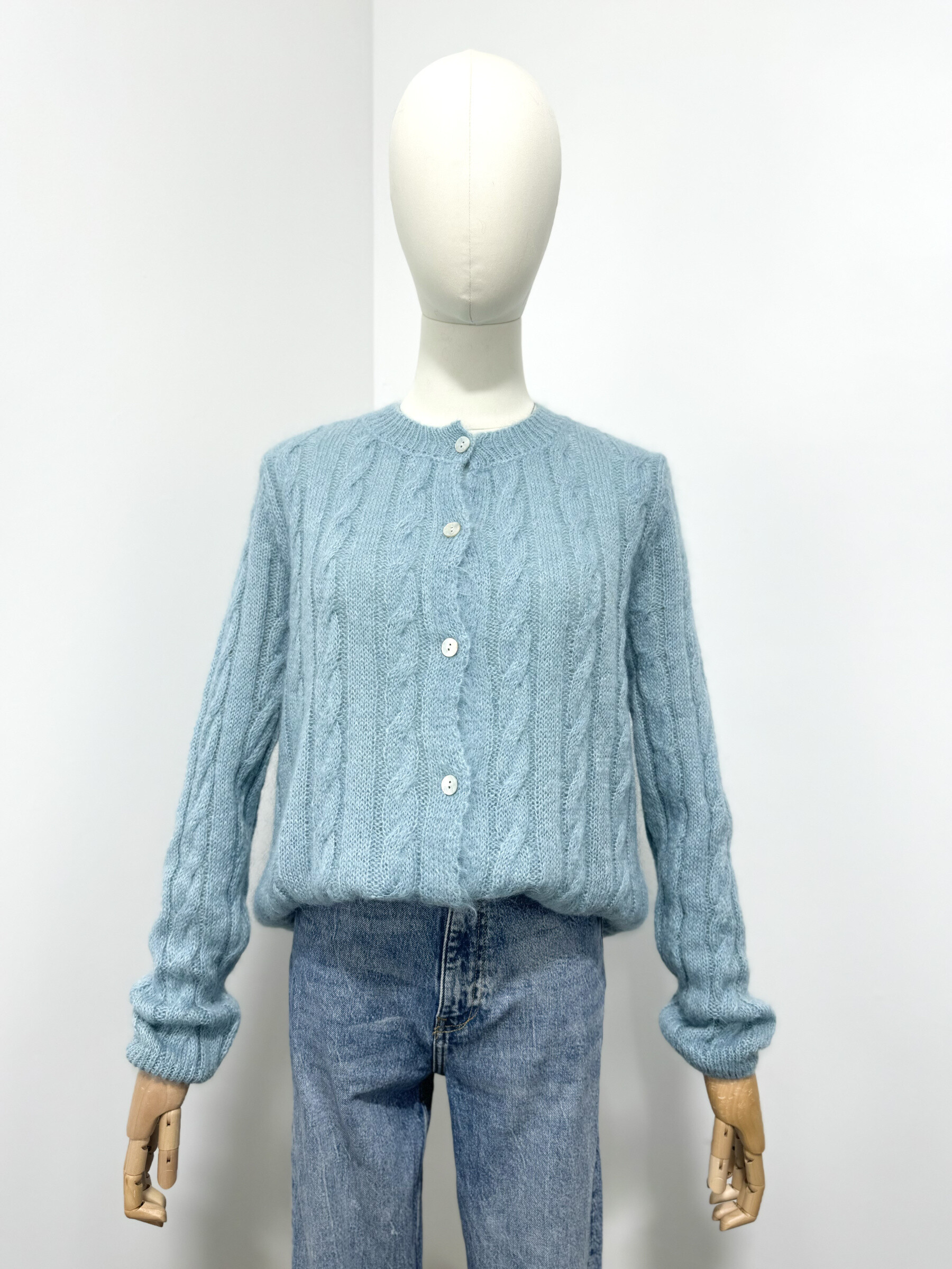 Wholesaler Maëlys Paris - Twisted vest in 30% mohair