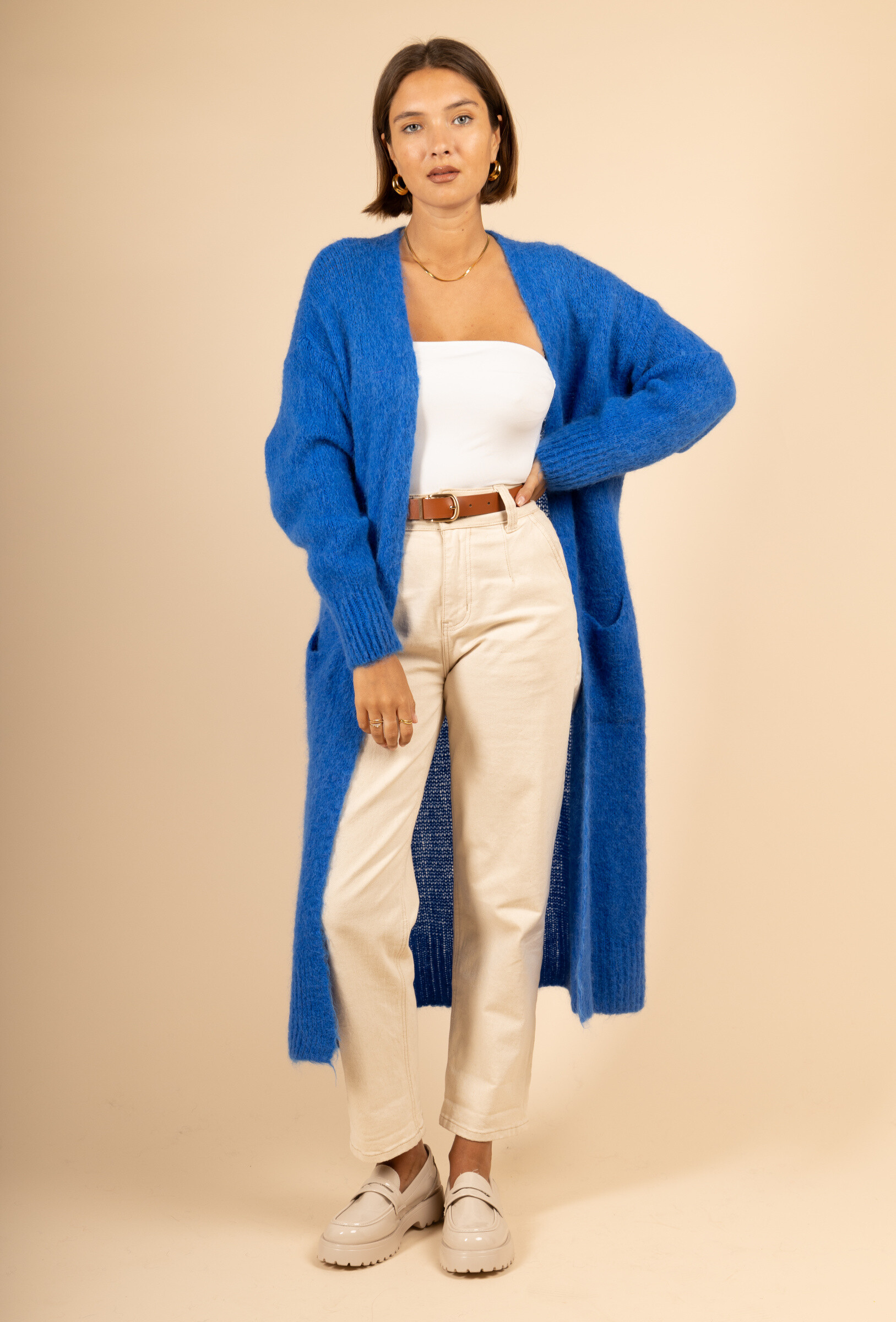 Mayorista Maëlys Paris - Cárdigan largo abierto en baby alpaca 52%