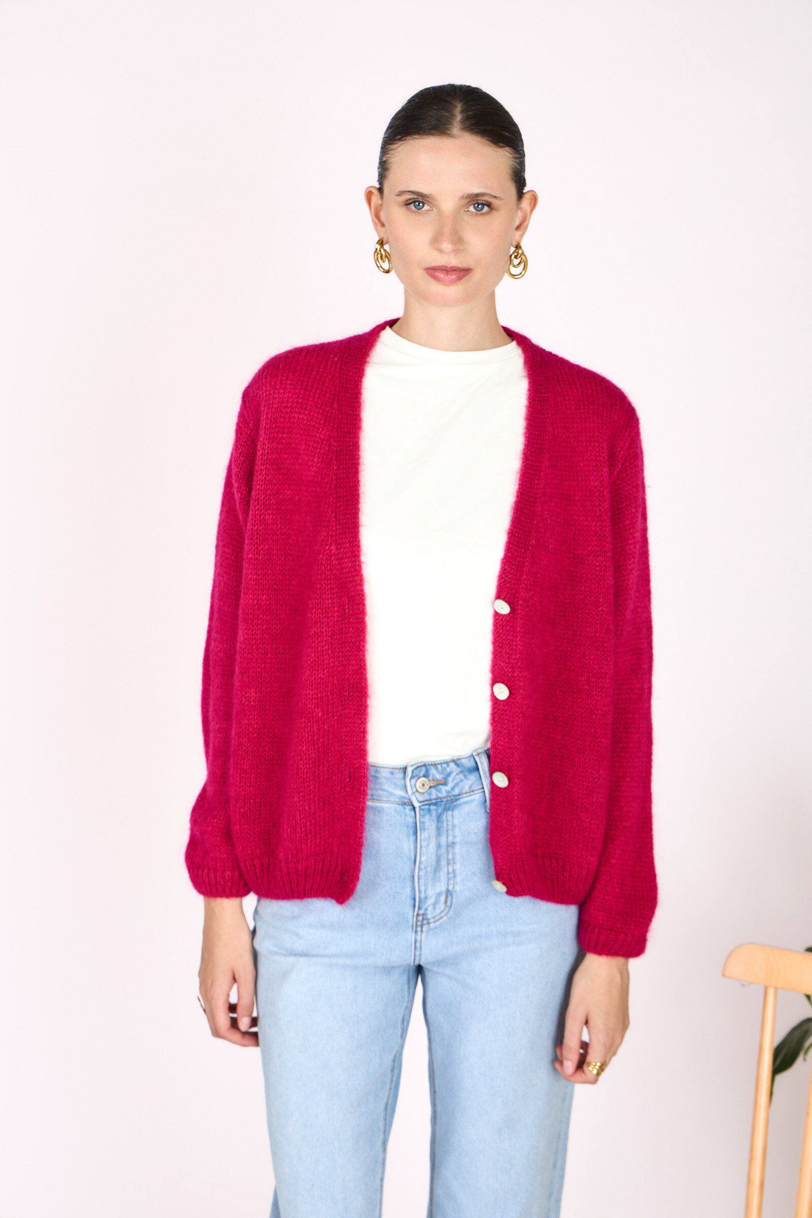 Grossiste Maëlys Paris - Gilet basique en 30% mohair