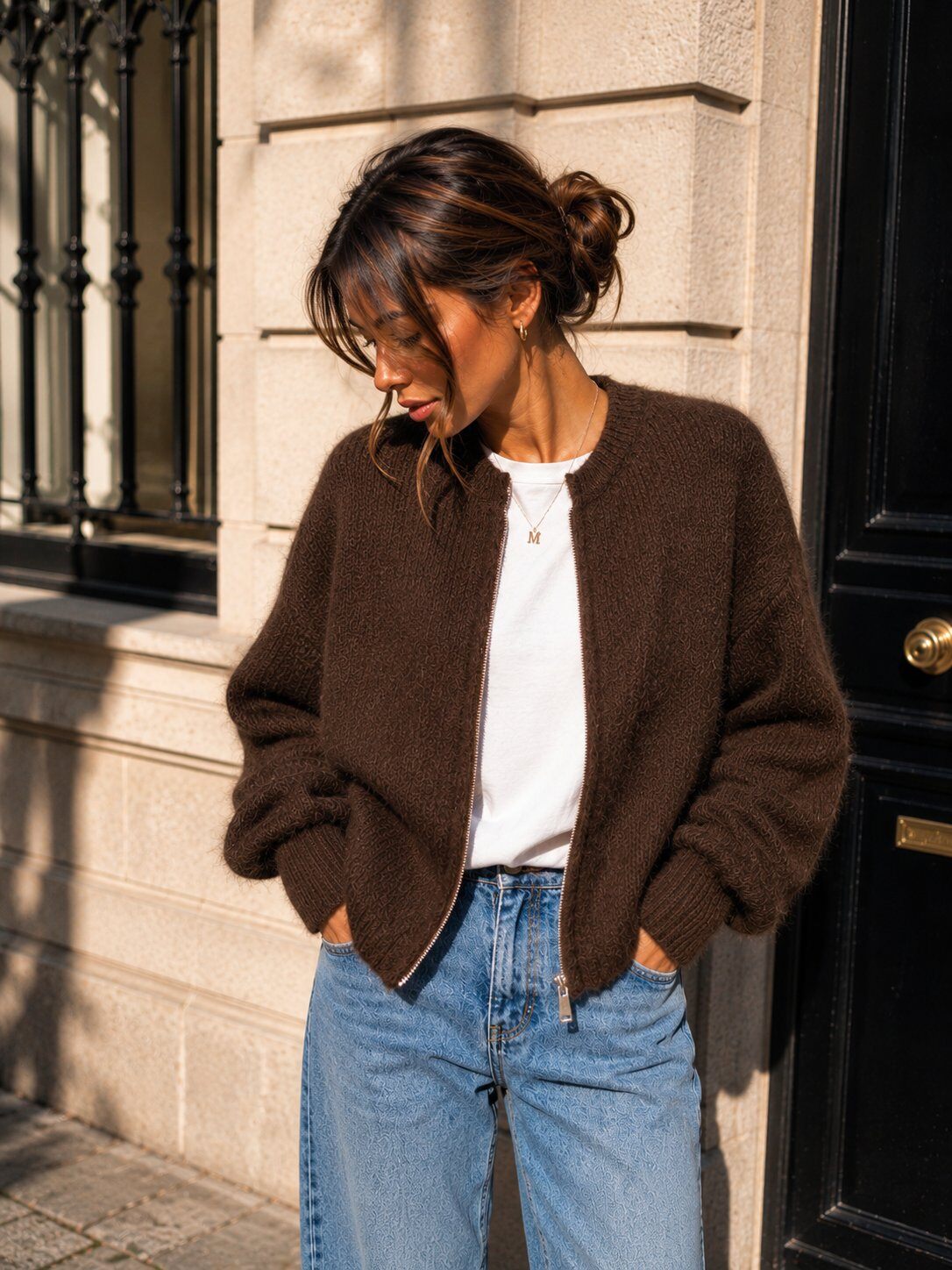 Grossiste Maëlys Paris - Gilet en mohair à zip