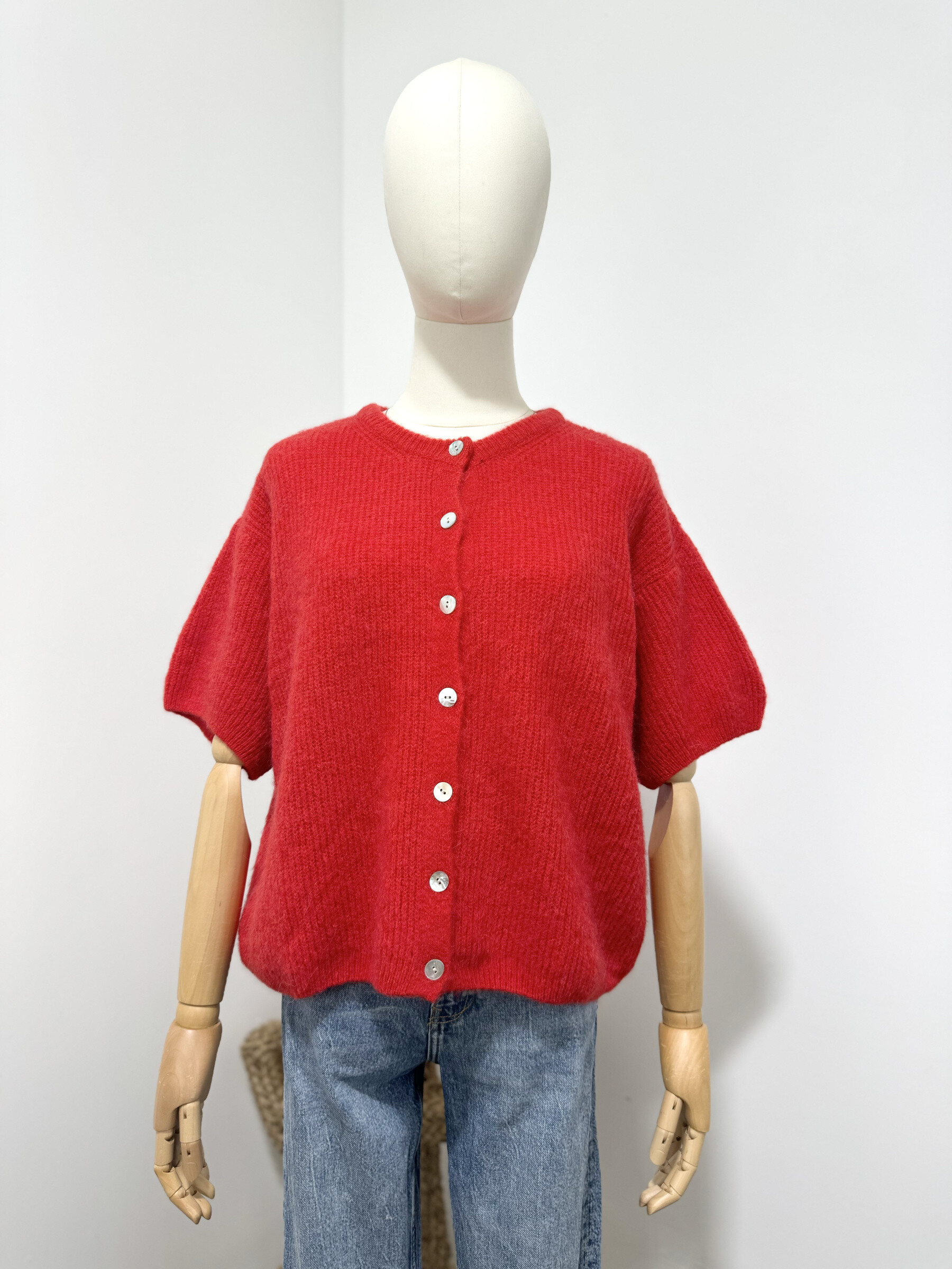 Grossista Maëlys Paris - Gilet a manica corta in 30% baby alpaca