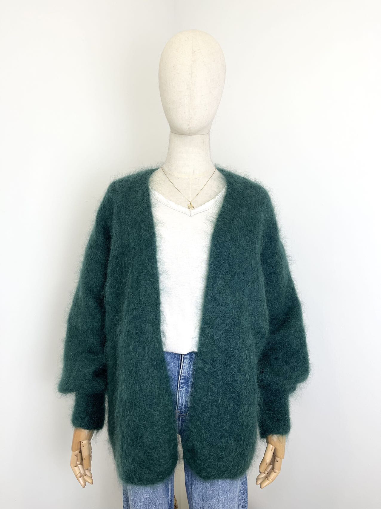 Grossista Maëlys Paris - Cardigan aperto in soffice mohair 76%.