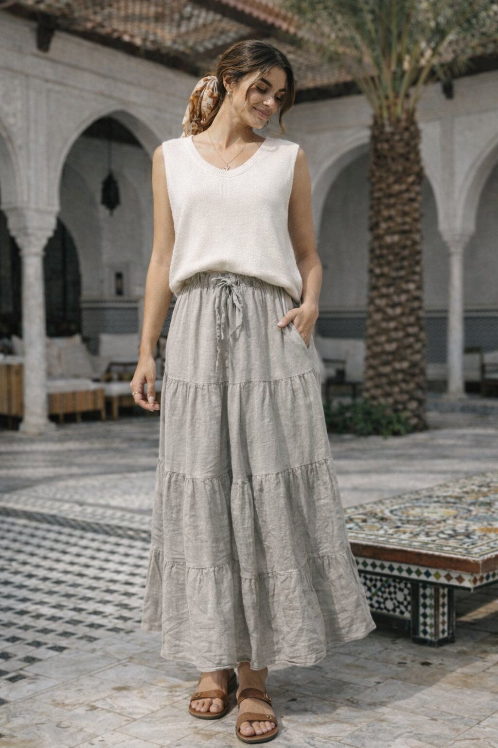 Mayorista Maëlys Paris - Falda de lino
