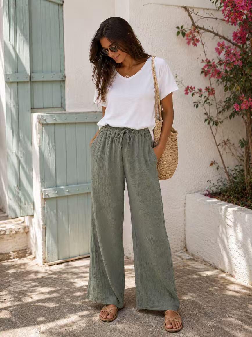 Grossista Maëlys Paris - Pantaloni in cotone garzato