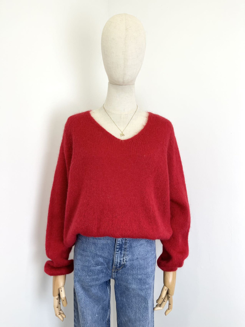 Grossiste Maëlys Paris - Pull V en 30% mohair