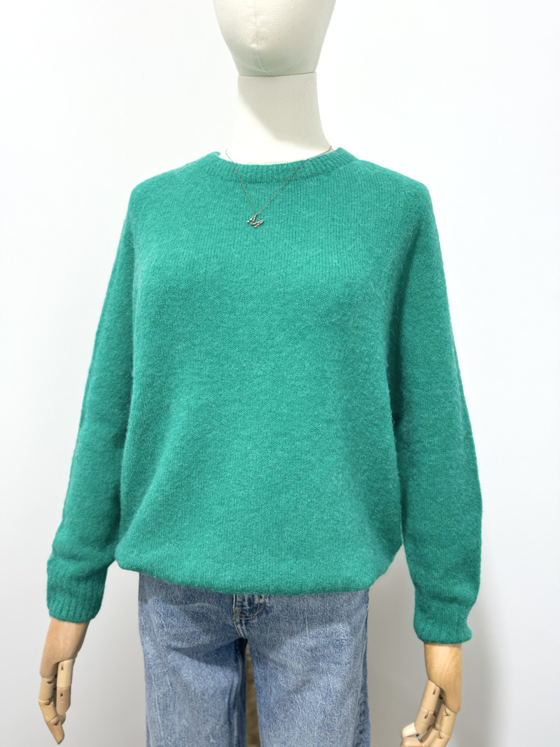 Grossiste Maëlys Paris - Pull col rond en 15% superfine alpaga