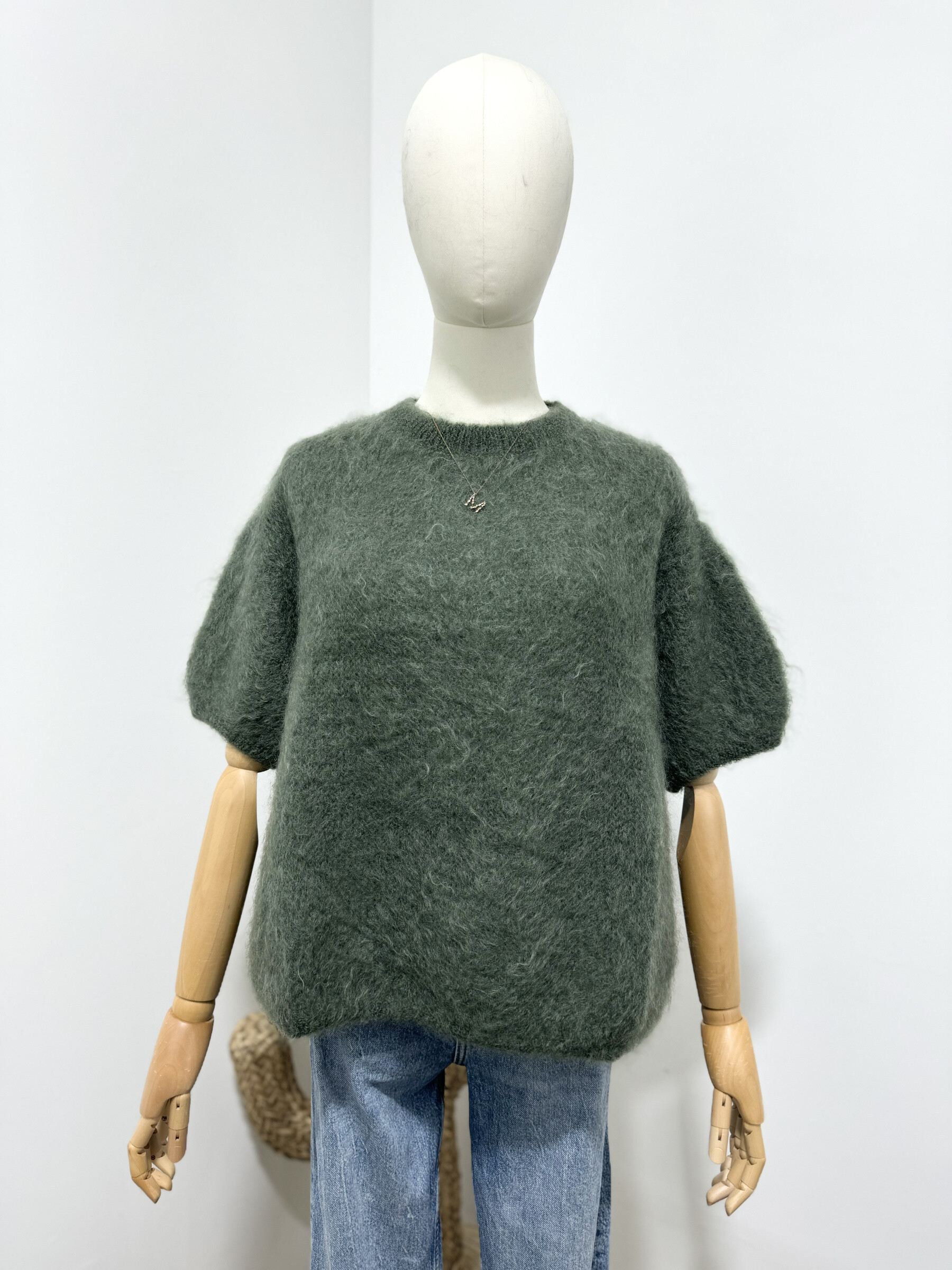 Grossiste Maëlys Paris - Pull col rond en 80% kid mohair