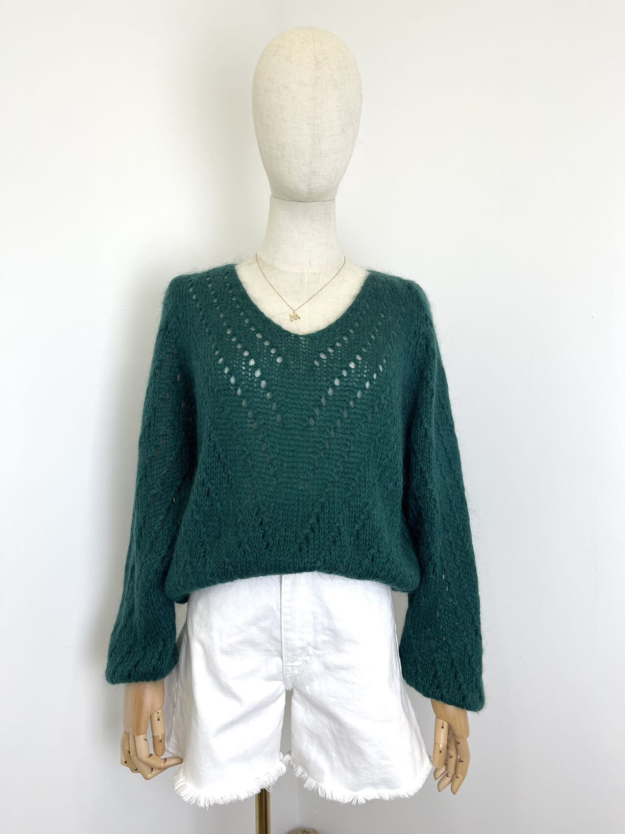 Wholesaler Maëlys Paris - Openwork mohair sweater