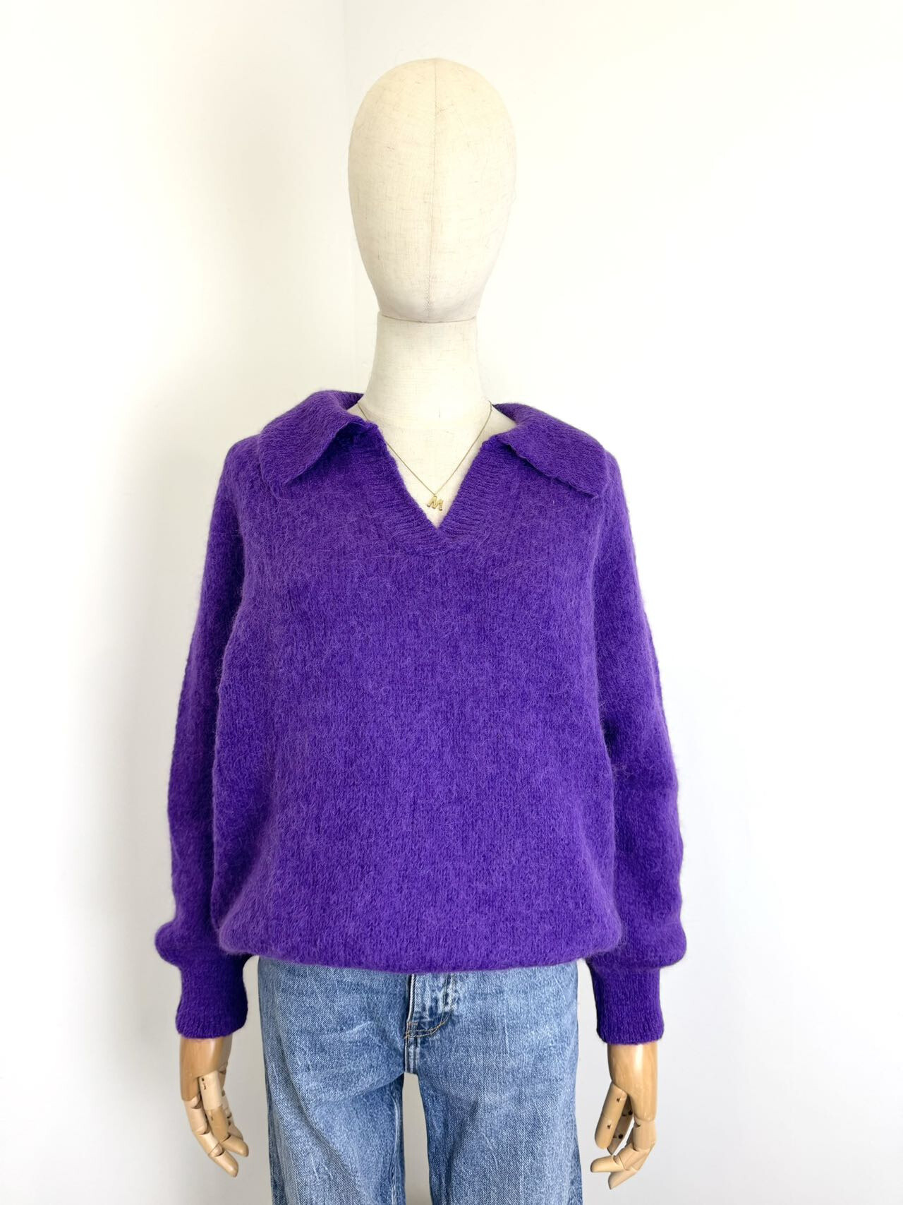 Wholesaler Maëlys Paris - Polo sweater in 52 baby alpaca