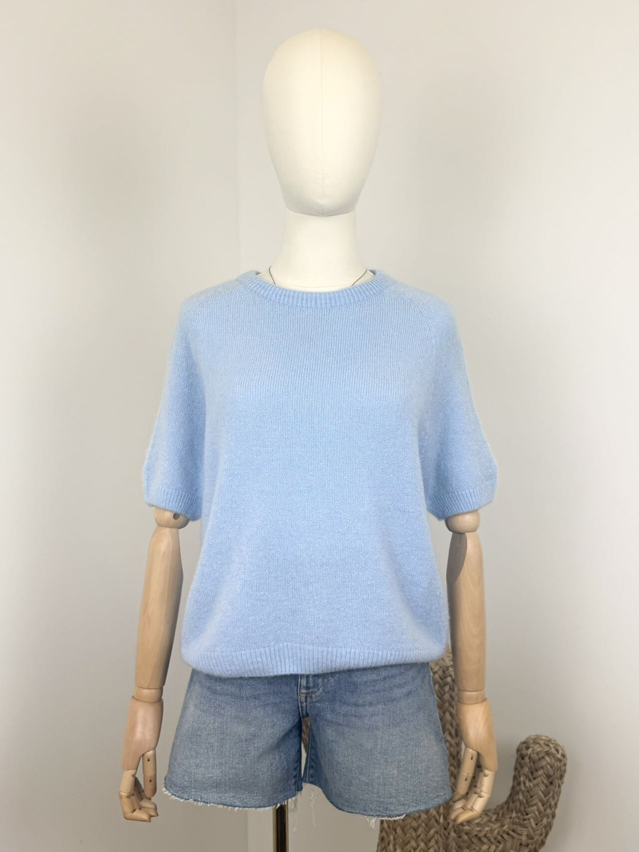 Grossiste Maëlys Paris - Pull manches courtes 15% superfine alpaga
