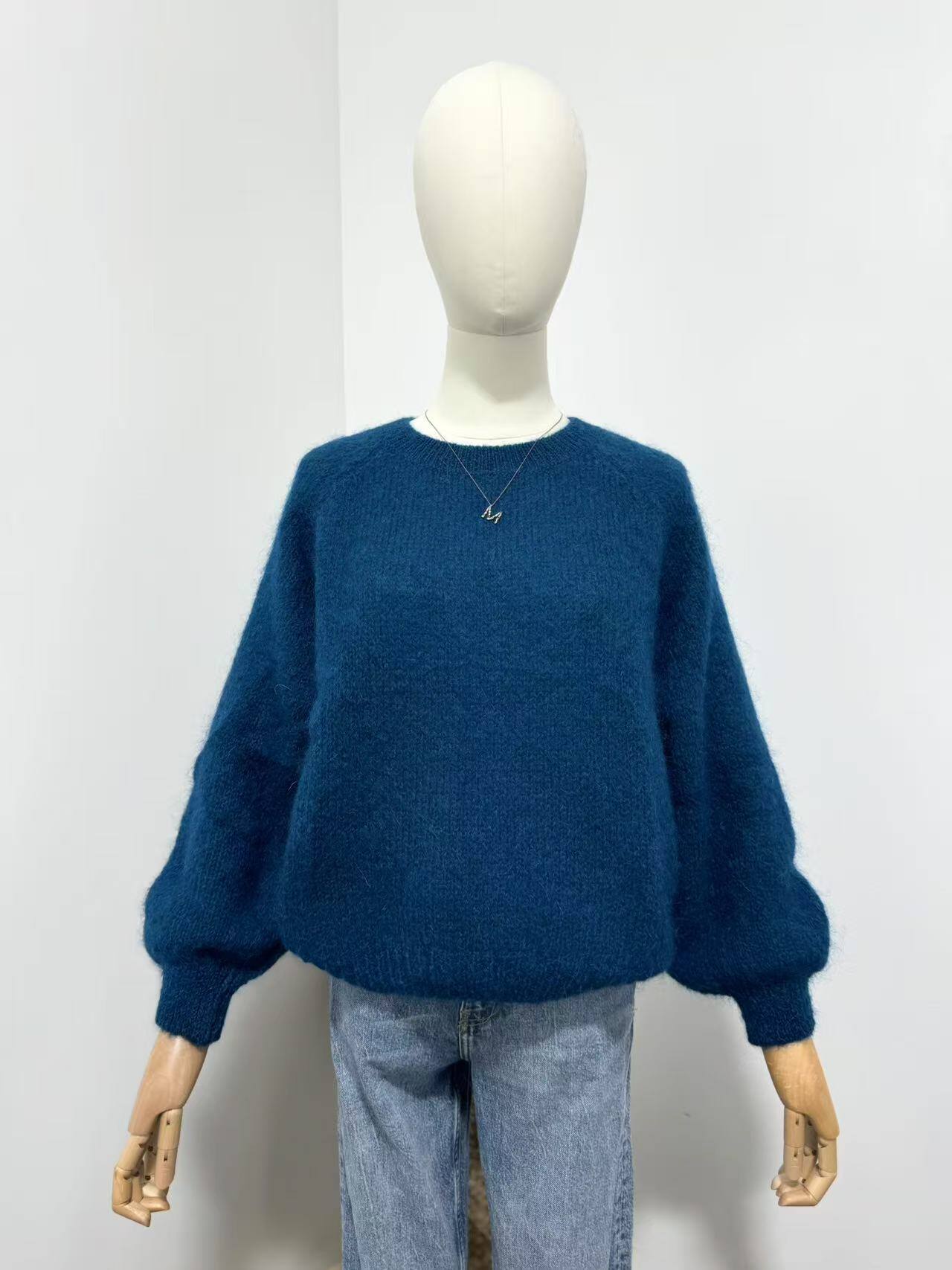 Großhändler Maëlys Paris - Rundhalspullover aus 40% Kid Mohair