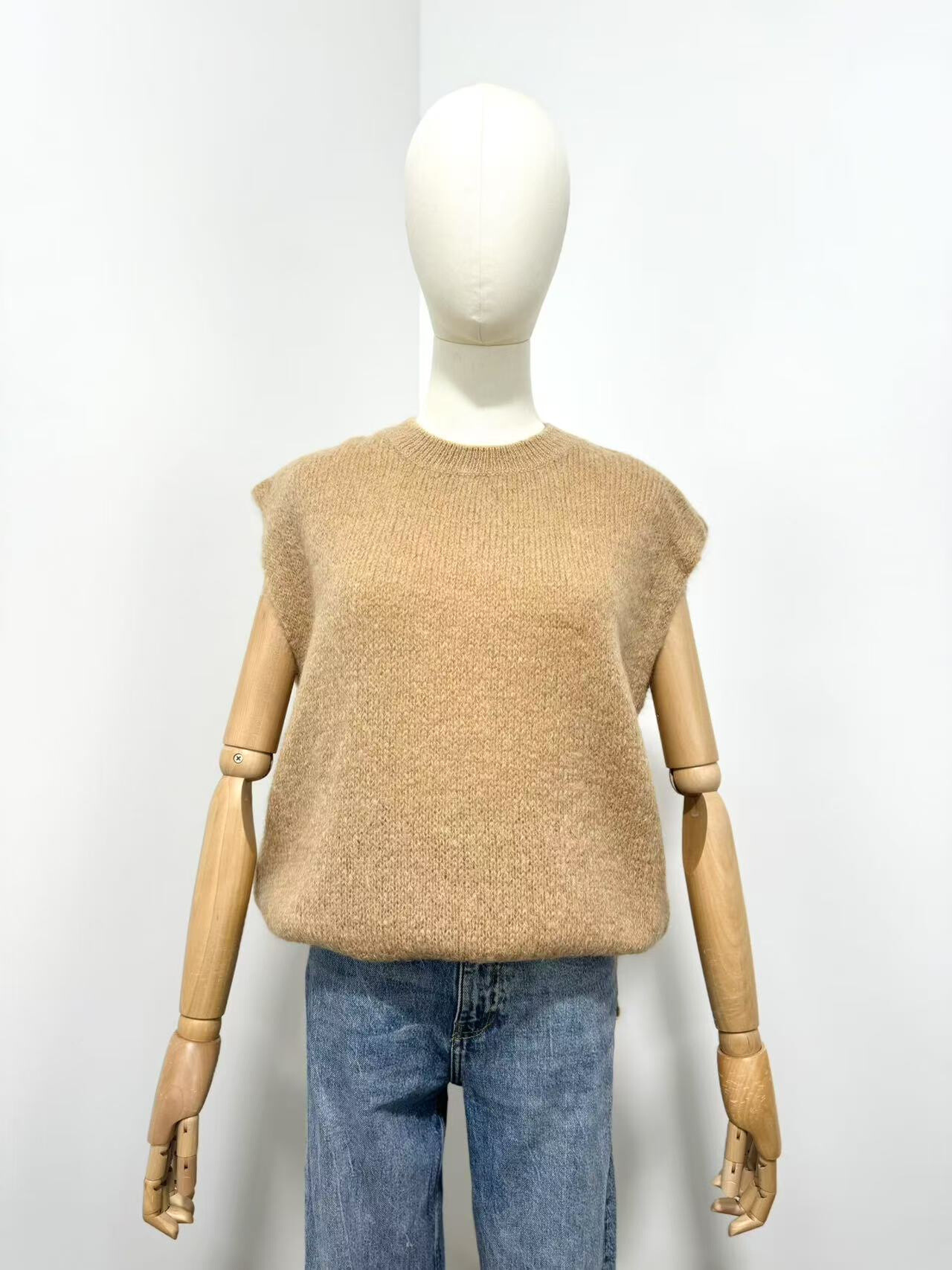 Grossiste Maëlys Paris - Pull sans manches en 20% kid mohair