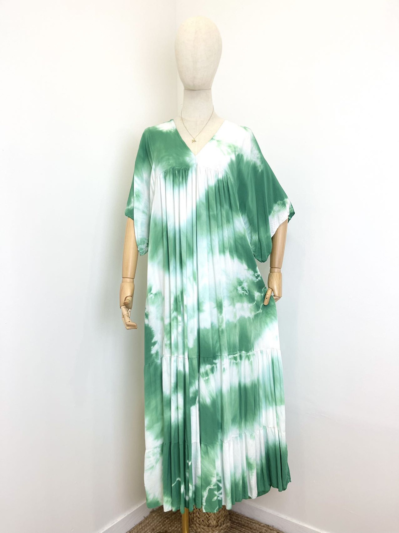 Grossiste Maëlys Paris - Robe longue tie and dye en viscose