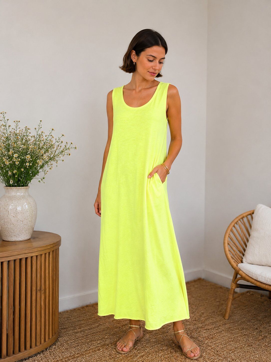 Wholesaler Maëlys Paris - Cotton tank dress
