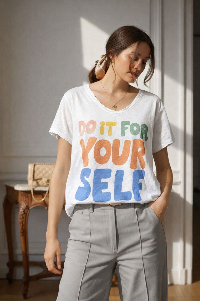 Mayorista Maëlys Paris - Camiseta de algodón estampada