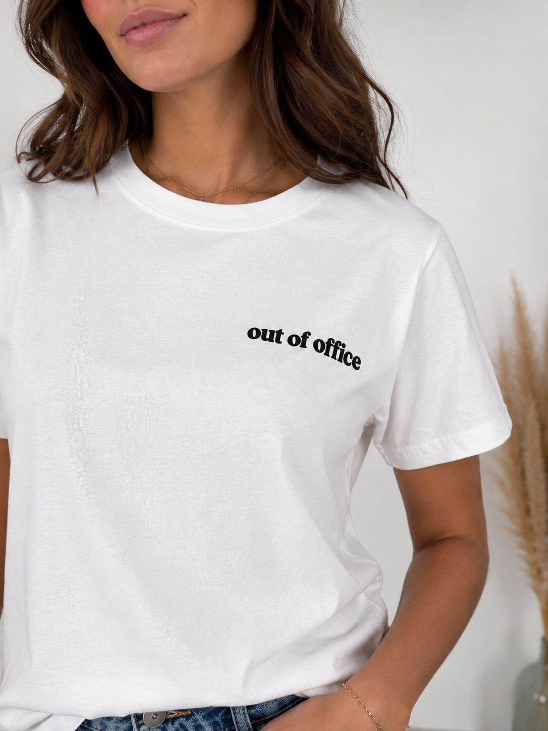 Großhändler Maëlys Paris - Besticktes 'Out of Office' T-Shirt